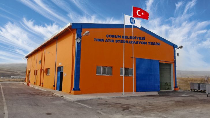 Çorum’da yılda 750 ton tıbbi atık sterilize edilecek