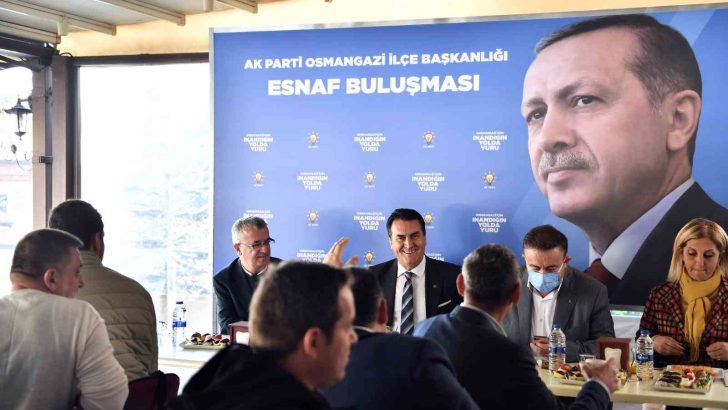 AK Parti Osmangazi, Kükürtlü esnafı ile buluştu