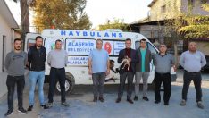 Alaşehir Belediyesinden sokak hayvanları için ’Haybulans’ hizmeti