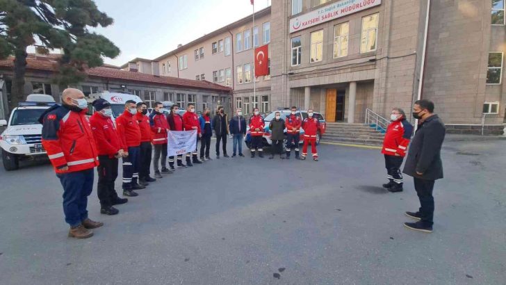 Kayseri UMKE gönüllüleri Hakkari’ye gitti